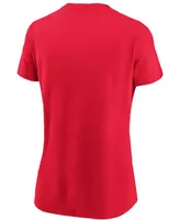 Women's Red Atlanta Falcons Logo Essential T-shirt