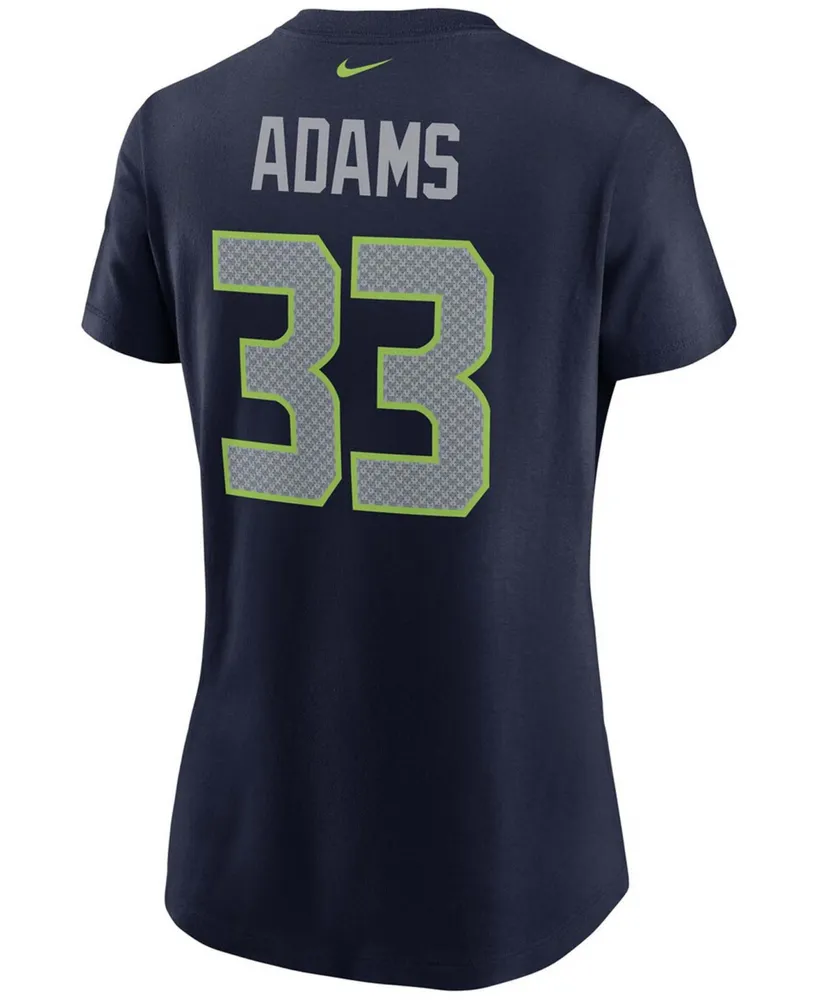 Women's Jamal Adams College Navy Seattle Seahawks Name Number T-shirt