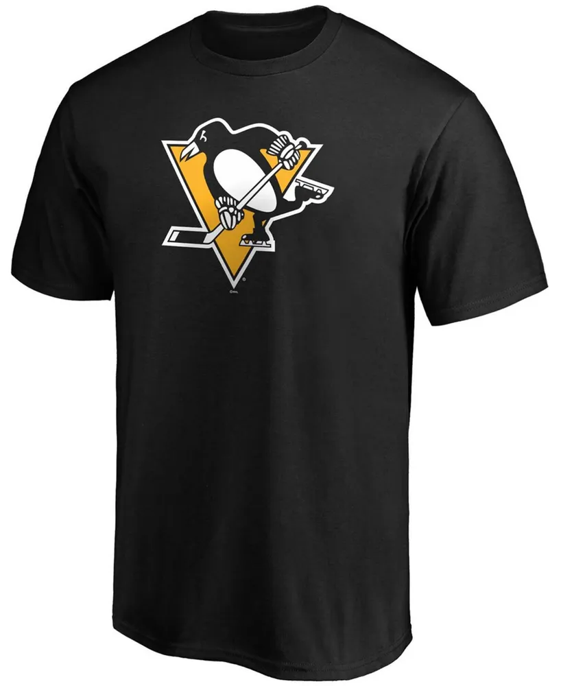 Men's Black Pittsburgh Penguins Team Primary Logo T-shirt
