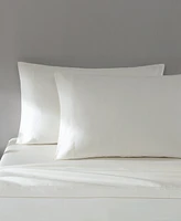 Vera Wang Solid Cotton Sateen T800 4 Piece Sheet Set