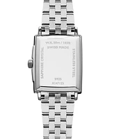 Raymond Weil Women's Swiss Toccata Stainless Steel Bracelet Watch 22.6x28.1mm