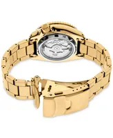 Seiko Men's Automatic 5 Sports Gold-Tone Stainless Steel Bracelet Watch 43mm