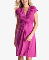 Seraphine Women's Knot Front Maternity Dress