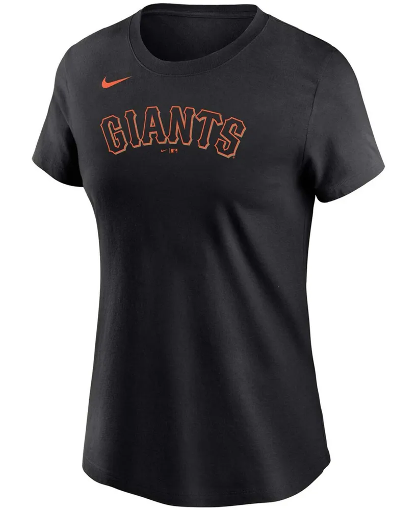 Women's Black San Francisco Giants Wordmark T-shirt