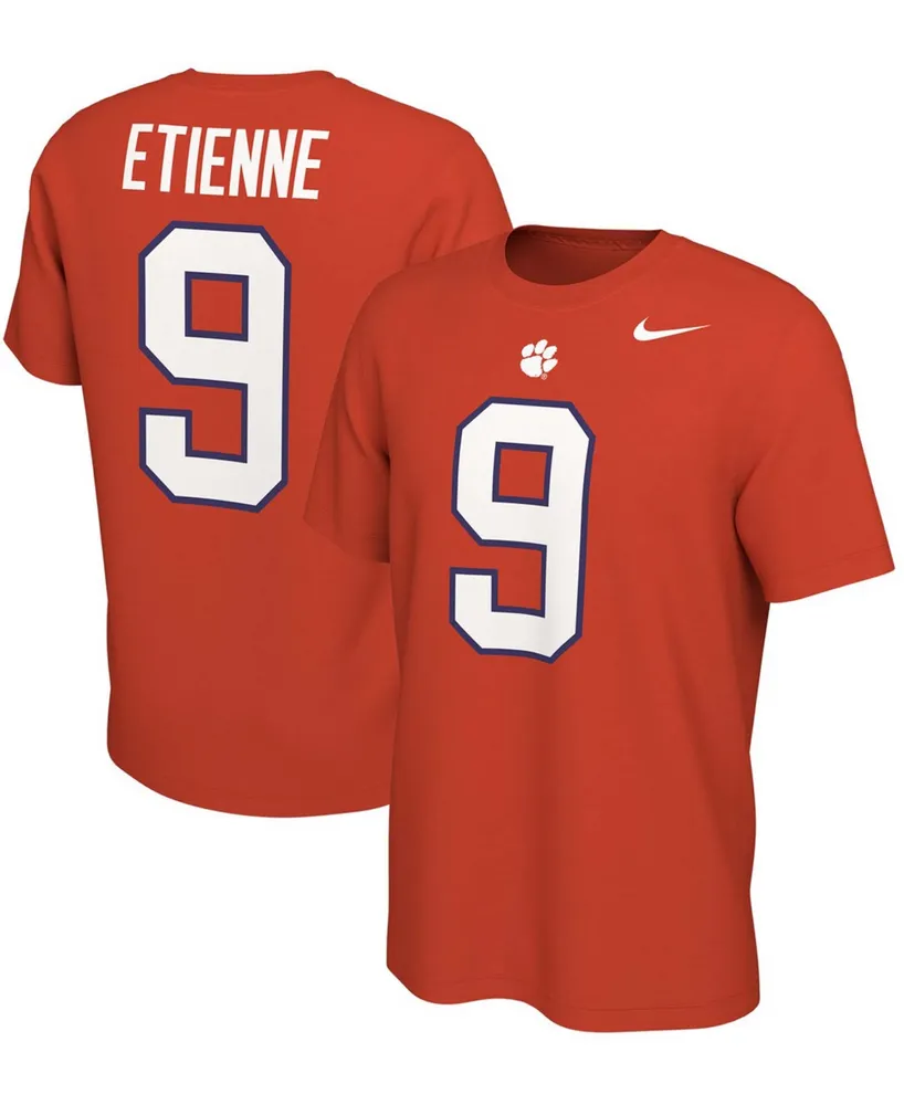 Men's Travis Etienne Orange Clemson Tigers Alumni Name Number T-shirt