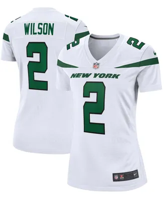 Women's Zach Wilson White New York Jets 2021 Nfl Draft First Round Pick Game Jersey