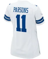 Women's Micah Parsons White Dallas Cowboys Game Jersey