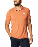 Men's Texas Orange Longhorns Tech Trail Space Dye Omni-Shade Polo