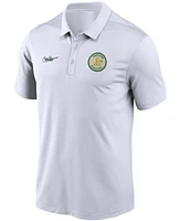 Men's White Oakland Athletics Cooperstown Collection Logo Franchise Performance Polo