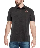 Men's Heathered Black Boston College Eagles Down Swing Polo