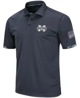 Men's Charcoal Mississippi State Bulldogs Oht Military-Inspired Appreciation Digital Camo Polo