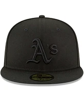 Men's Black Oakland Athletics Primary Logo Basic 59FIFTY Fitted Hat