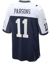 Men's Big and Tall Micah Parsons Navy Dallas Cowboys Alternate Game Jersey