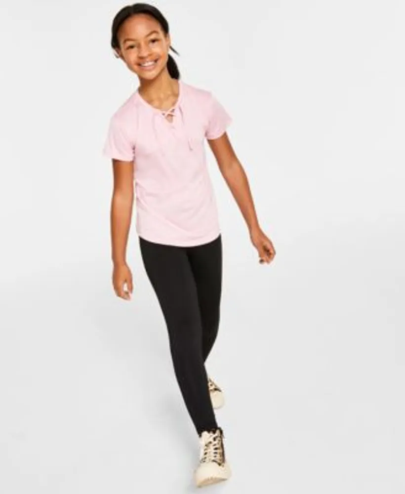 Id Ideology Big Girls Tie Top Leggings Separates Created For Macys