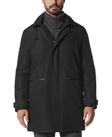 Marc New York Men's Merrimack City Rain Topper with Removable Hood