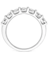 Diamond Seven Stone Band (1/2 ct. t.w.) in 14k White Gold