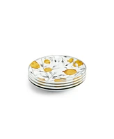 Pomegranate Tidbit Plate Set, 4 Piece