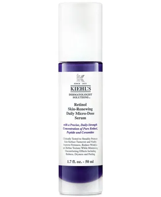 Kiehl's Since 1851 Micro-Dose Anti-Aging Retinol Serum with Ceramides and Peptide, 1.7