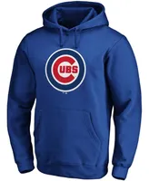 Men's Royal Chicago Cubs Official Logo Pullover Hoodie