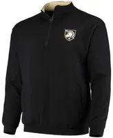 Men's Charcoal Army Knights Tortugas Logo Quarter-Zip Jacket