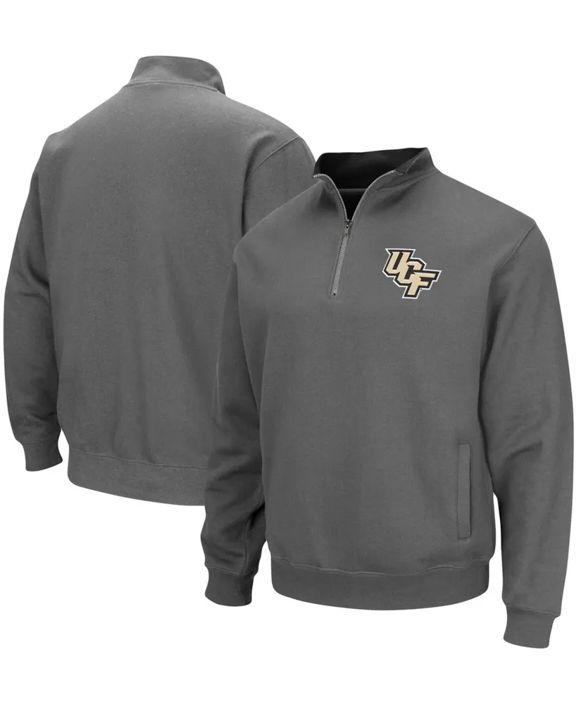 Men's Charcoal Ucf Knights Tortugas Logo Quarter-Zip Pullover Jacket