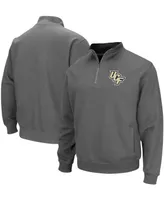 Men's Charcoal Ucf Knights Tortugas Logo Quarter-Zip Pullover Jacket