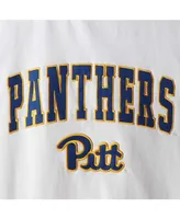 Men's White Pitt Panthers Arch Logo Sweatshirt