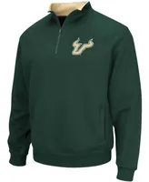 Men's Green South Florida Bulls Tortugas Logo Quarter-Zip Jacket