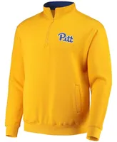 Men's Gold-Tone Pitt Panthers Tortugas Logo Quarter-Zip Jacket