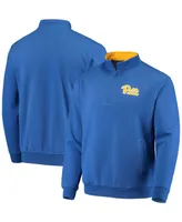 Men's Royal Pitt Panthers Tortugas Logo Quarter-Zip Jacket