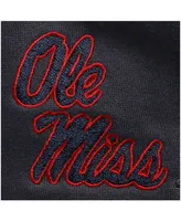 Men's Charcoal Ole Miss Rebels Tortugas Logo Quarter-Zip Jacket