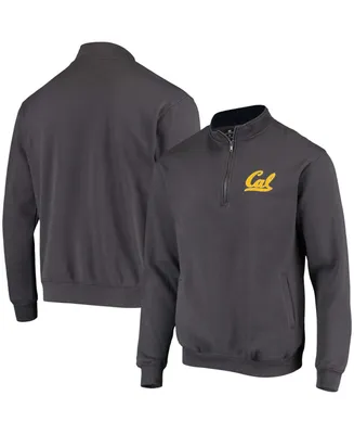 Men's Charcoal Cal Bears Tortugas Logo Quarter-Zip Jacket