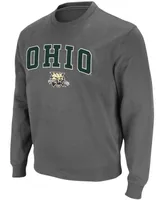 Colosseum Men's Ohio Bobcats Arch Logo Tackle Twill Pullover Sweatshirt