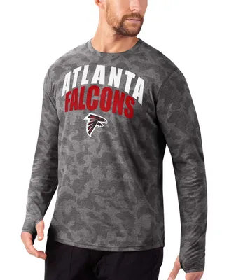 Men's Black Atlanta Falcons Camo Long Sleeve T-shirt