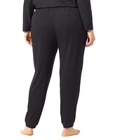 Hue Plus French Terry Cuffed Lounge Pant