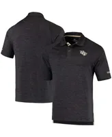 Men's Heather Black Ucf Knights Down Swing Polo Shirt