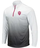 Men's Gray Indiana Hoosiers Magic Team Logo Quarter-Zip Jacket