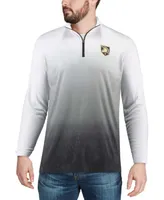 Men's Gray Army Black Knights Magic Team Logo Quarter-Zip Jacket