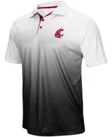 Men's Gray Washington State Cougars Magic Team Logo Polo Shirt