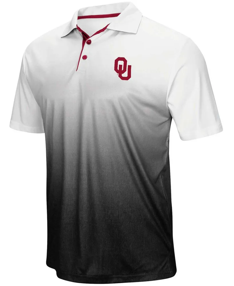 Men's Gray Oklahoma Sooners Wordmark Magic Polo Shirt