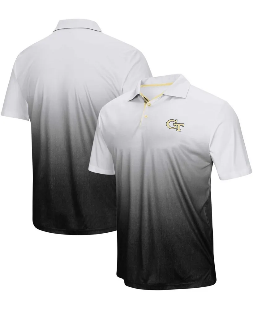 Men's Gray Ga Tech Yellow Jackets Magic Team Logo Polo Shirt