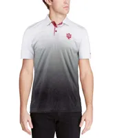 Men's Heather Gray Indiana Hoosiers Magic Team Logo Polo Shirt