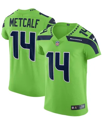 Men's Dk Metcalf Neon Green Seattle Seahawks Alternate Vapor Elite Player Jersey