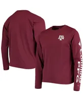 Big Boys Maroon Texas A M Aggies Pfg Terminal Tackle Long Sleeve Omni-Shade T-shirt