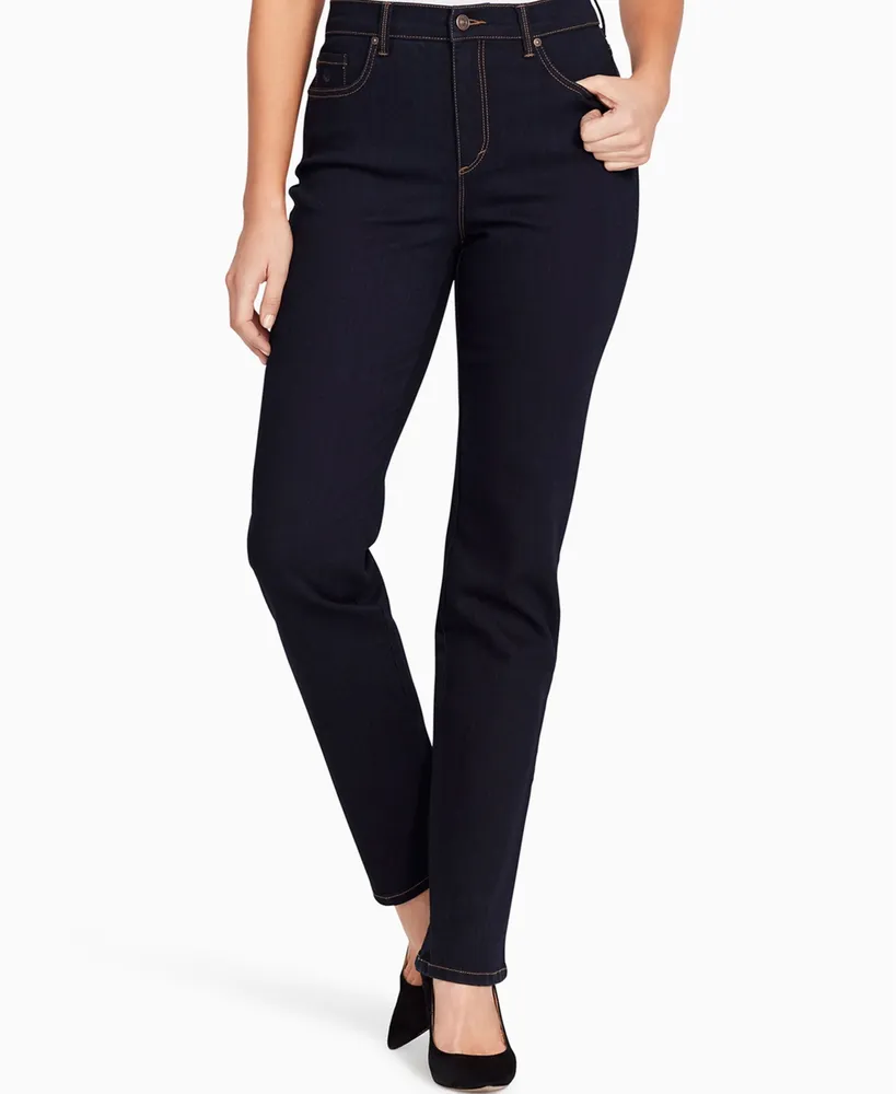 Gloria Vanderbilt Petite Amanda High Rise Straight-Leg Jeans