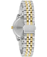 Bulova Women's Classic Two-Tone Stainless Steel Bracelet Watch 32mm, Created for Macy's