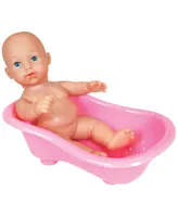 Lissi Dolls Baby Doll Bath Play Set, 7 Piece