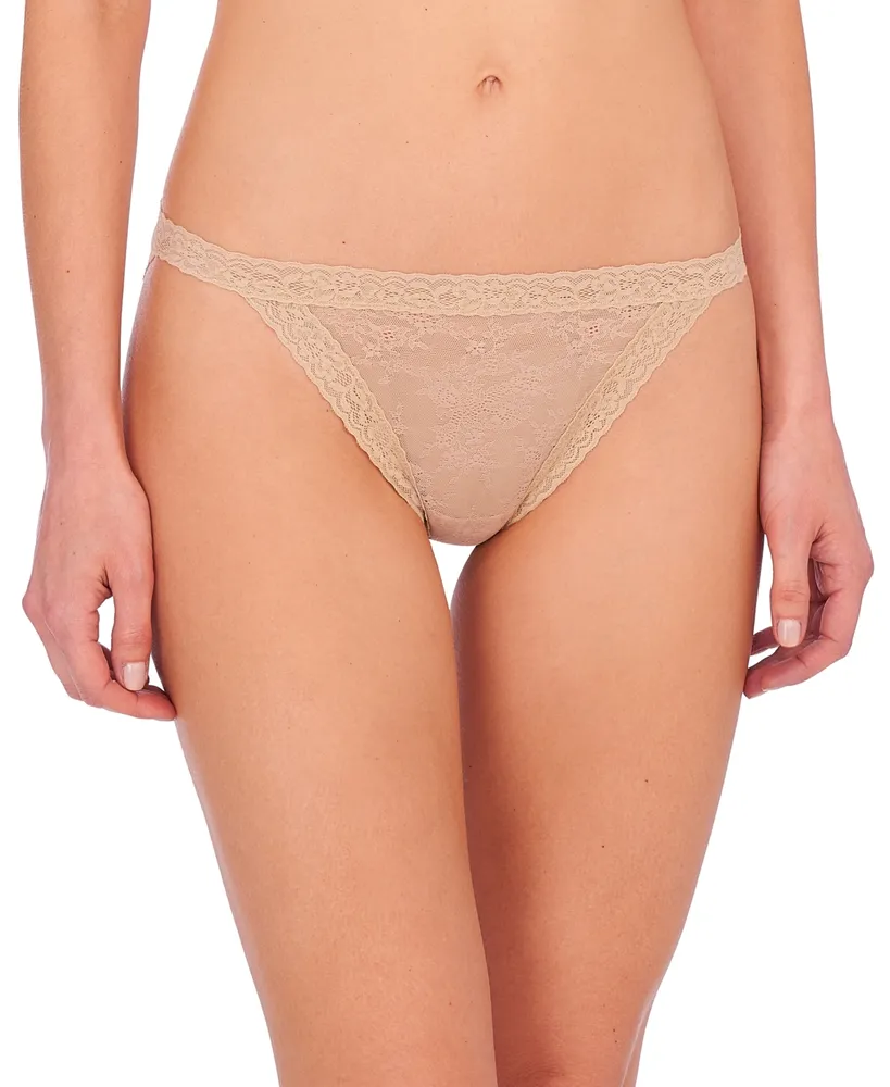 Natori Bliss Perfection Lace-Waist Bikini Underwear 756092 - Macy's