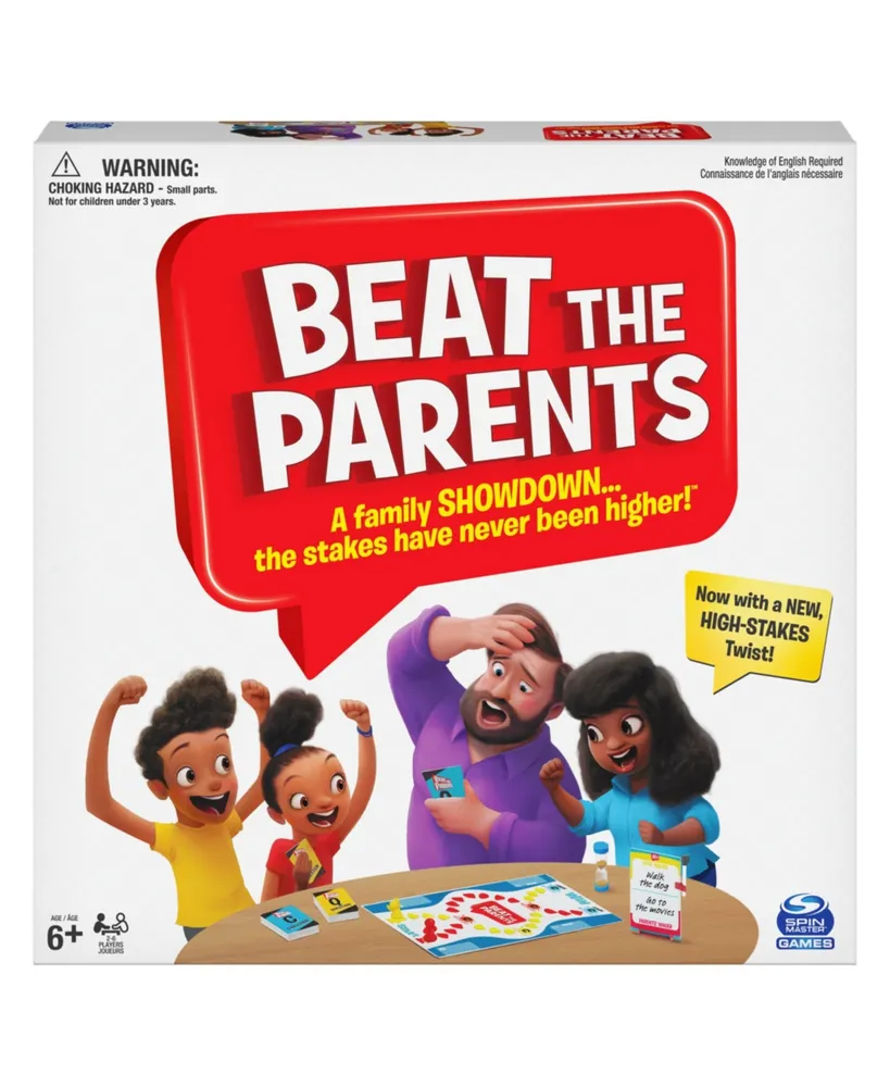 Beat the Parents Classic Family Trivia Game, Kids vs Parents for Ages 6 and up