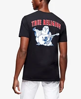 True Religion Men's Buddha Logo Crewneck Short Sleeve T-shirt